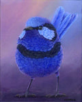 Splendid Fairywren acrylic painting